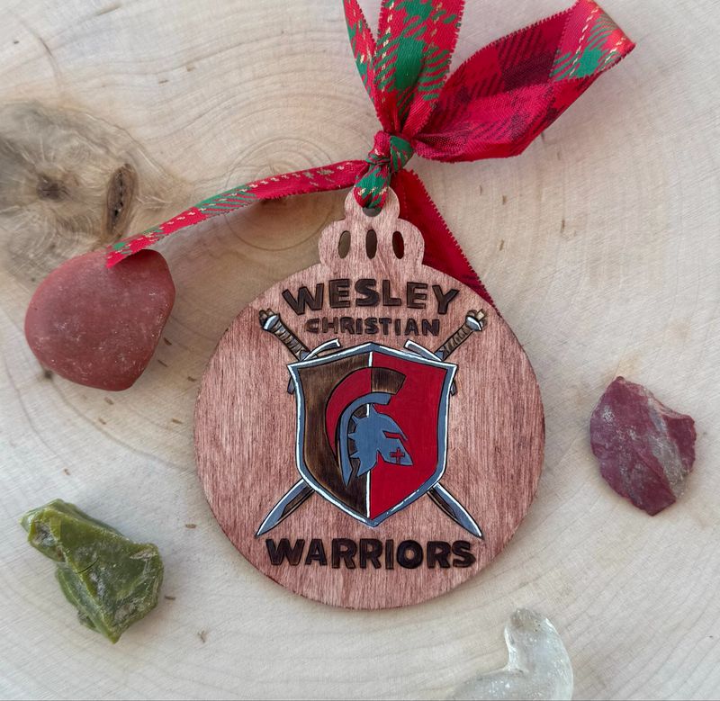 Custom Pyrography Ornament