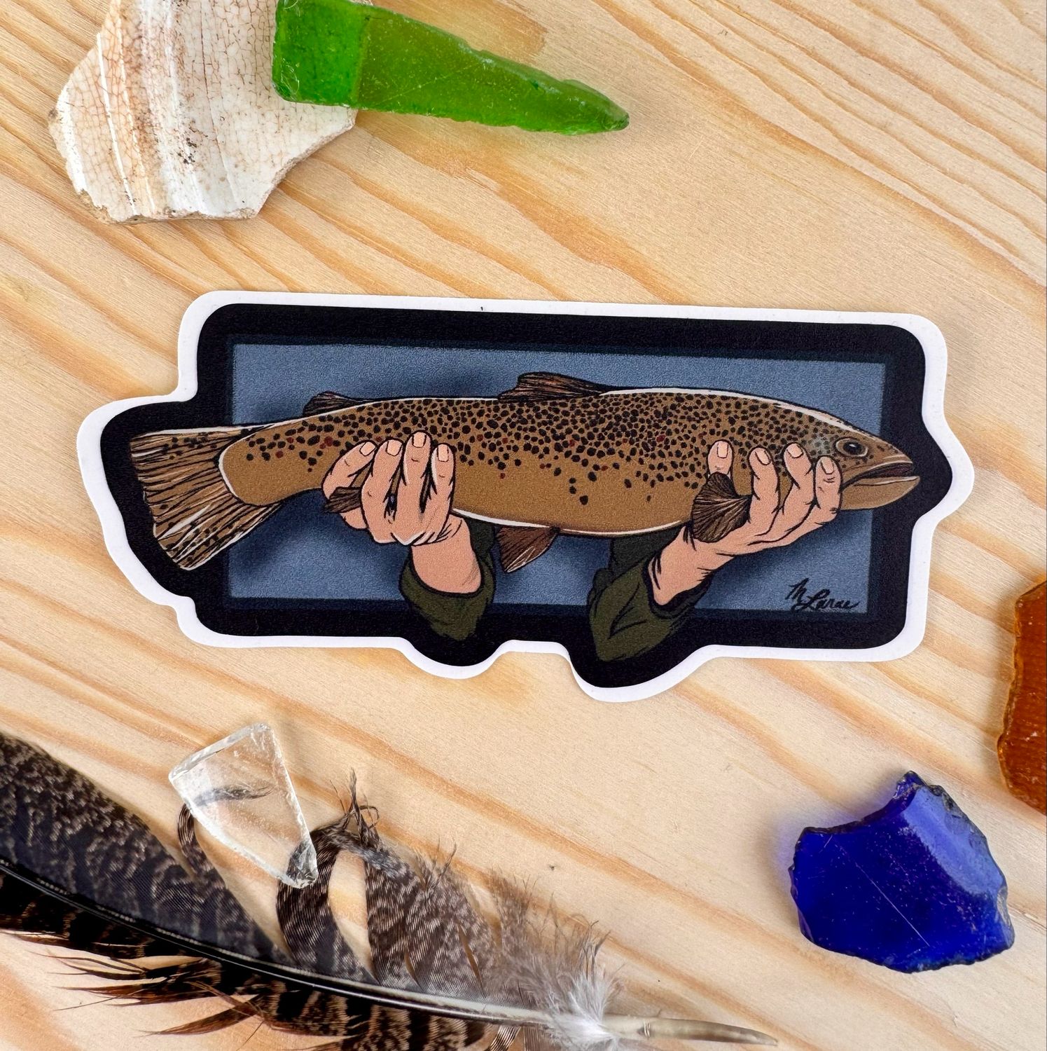 “Fresh Catch” Sticker