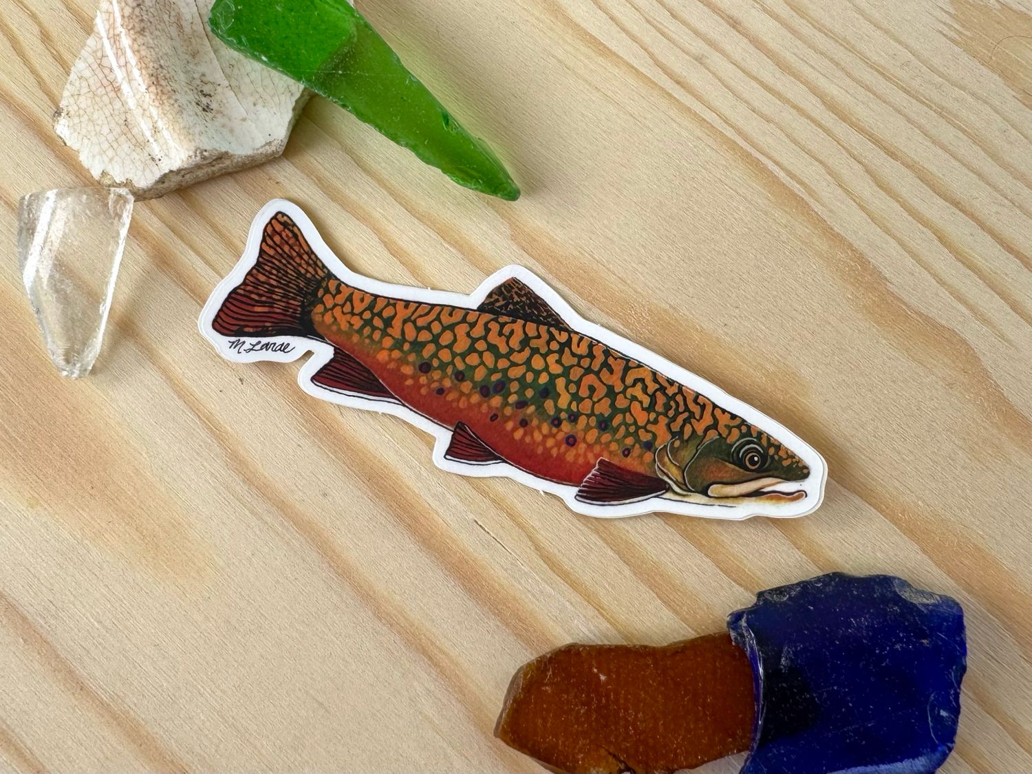 MINI Brook Trout Sticker