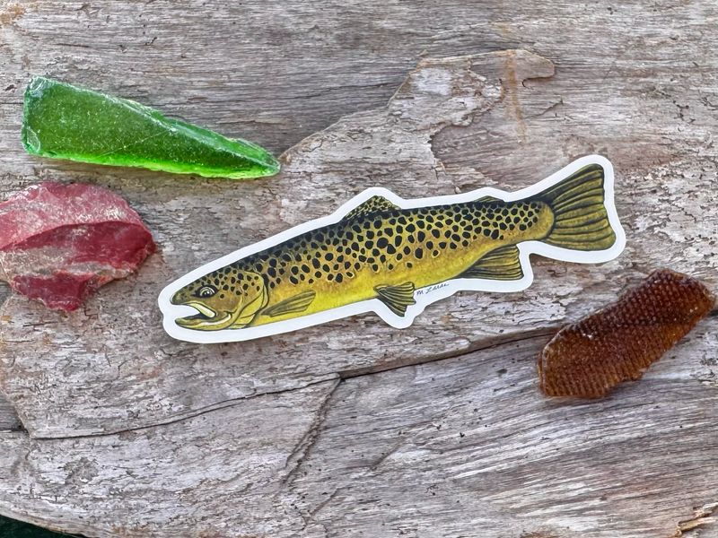 “Brown Trout” Sticker (MISPRINT)