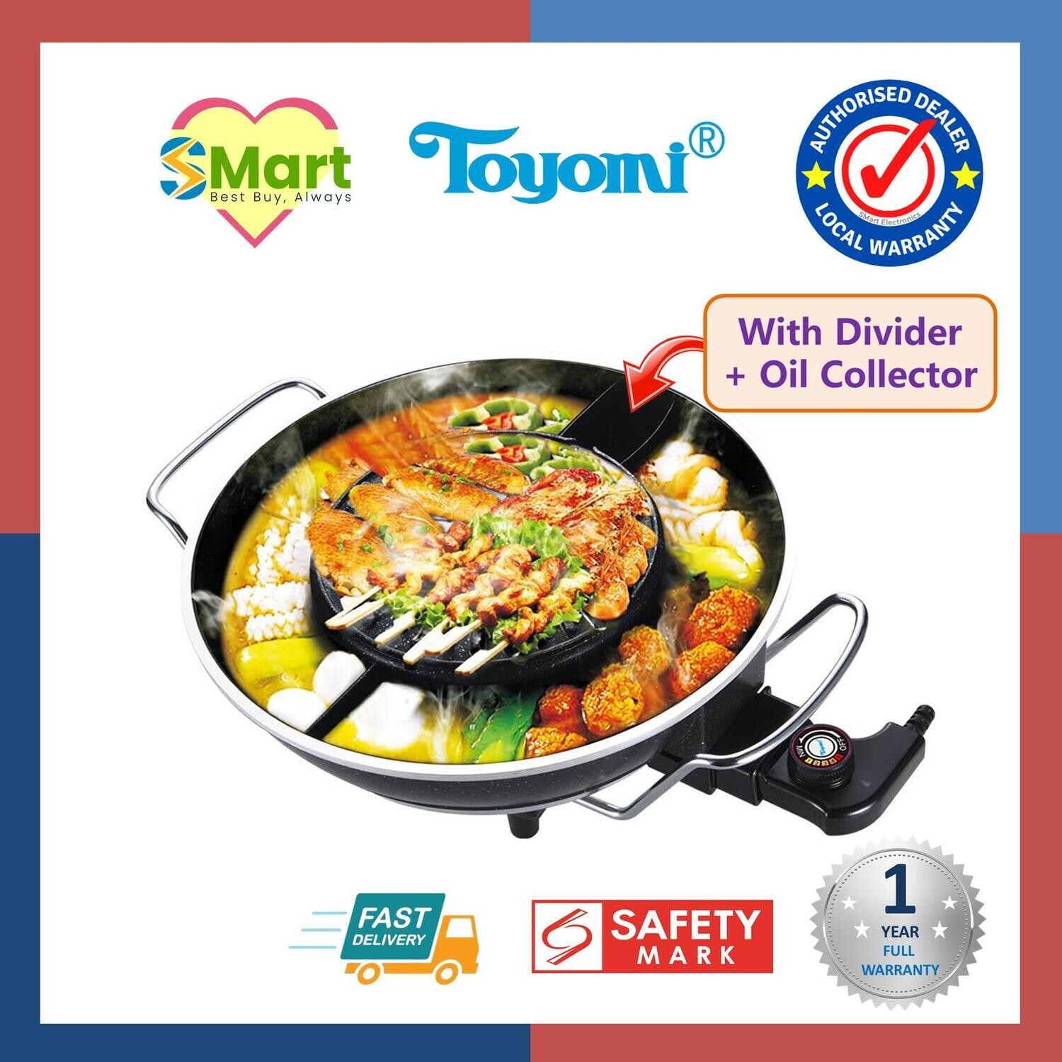Toyomi Electric Mookata BBQ &amp; Steamboat [BBQ 8000]