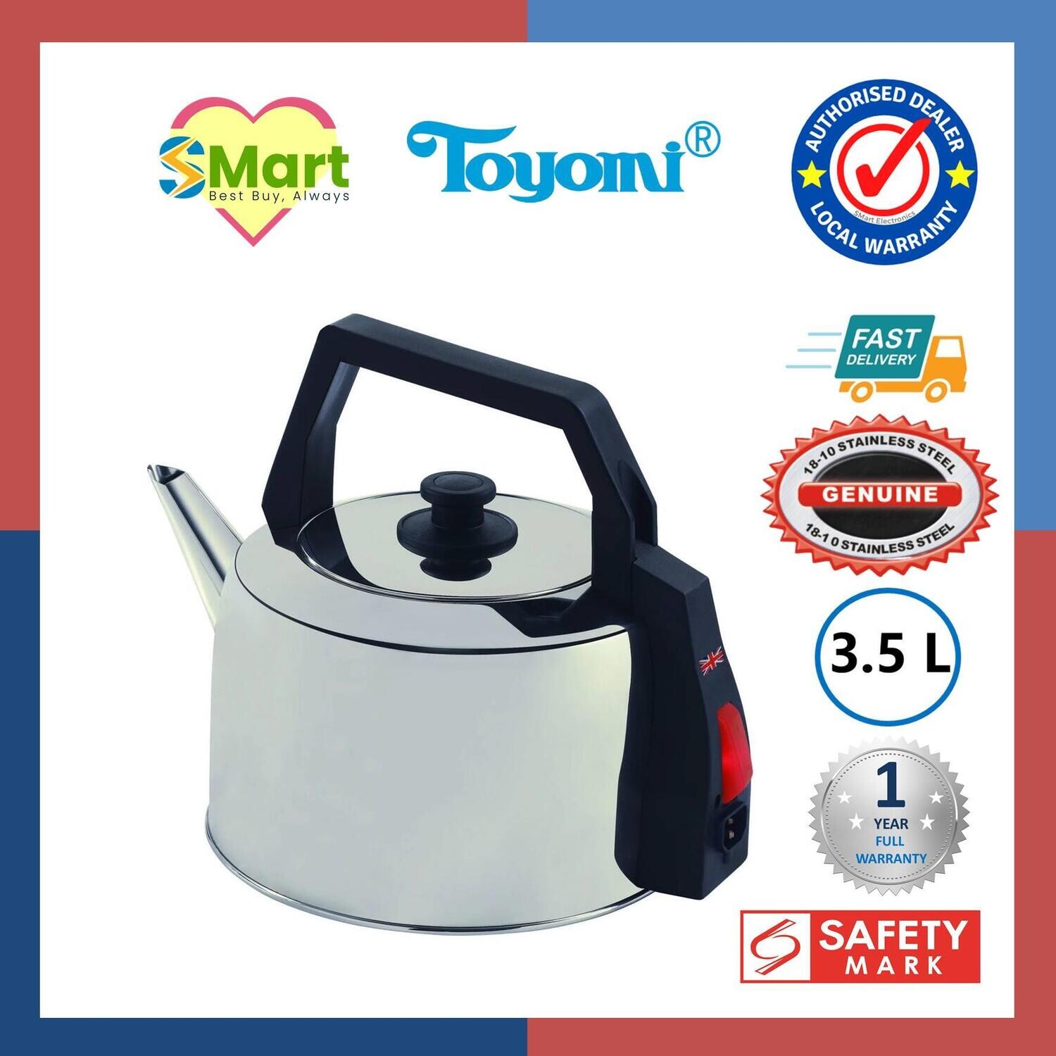 Toyomi 3.5L Electric Auto Kettle (SK 1135)
