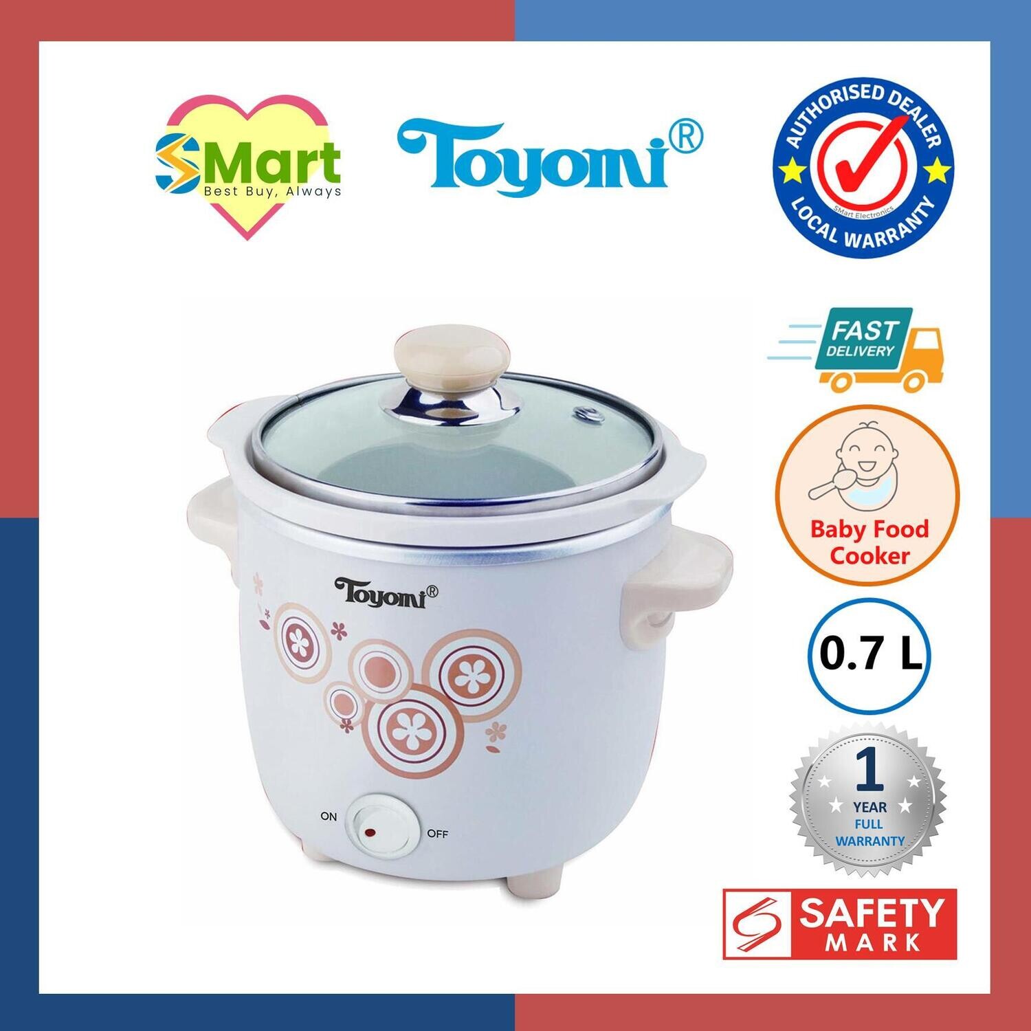 Toyomi 0.7L Electric Mini Slow Cooker [SC 700]