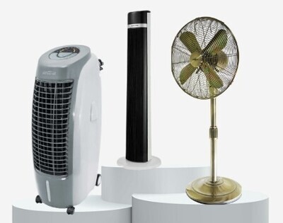 Stand Fan, Air Cooler, Tower Fan, Desk Fan