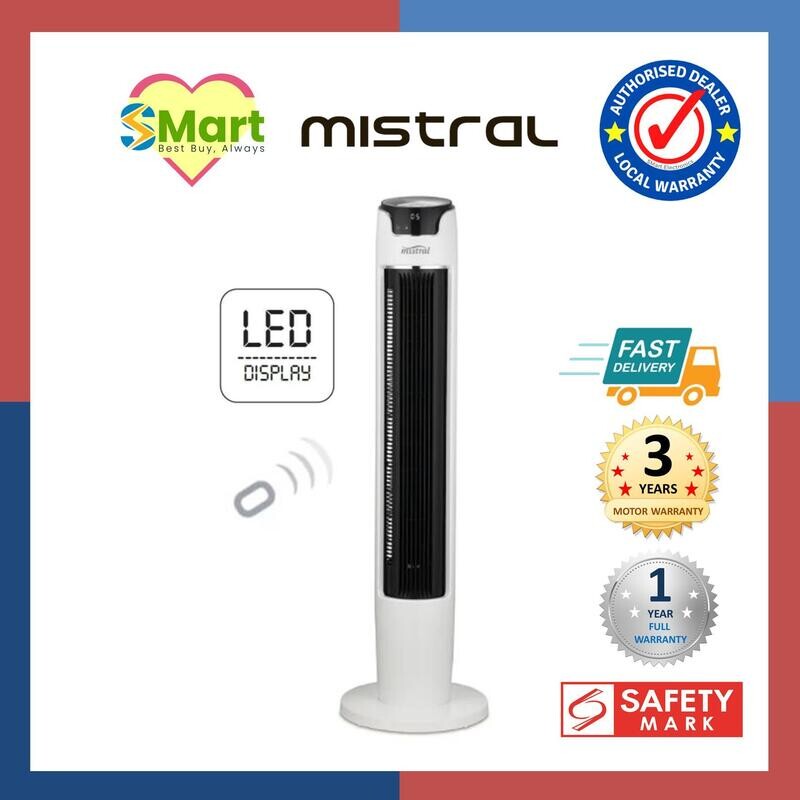 Mistral Tower Fan with Remote Control [MFD4880R]