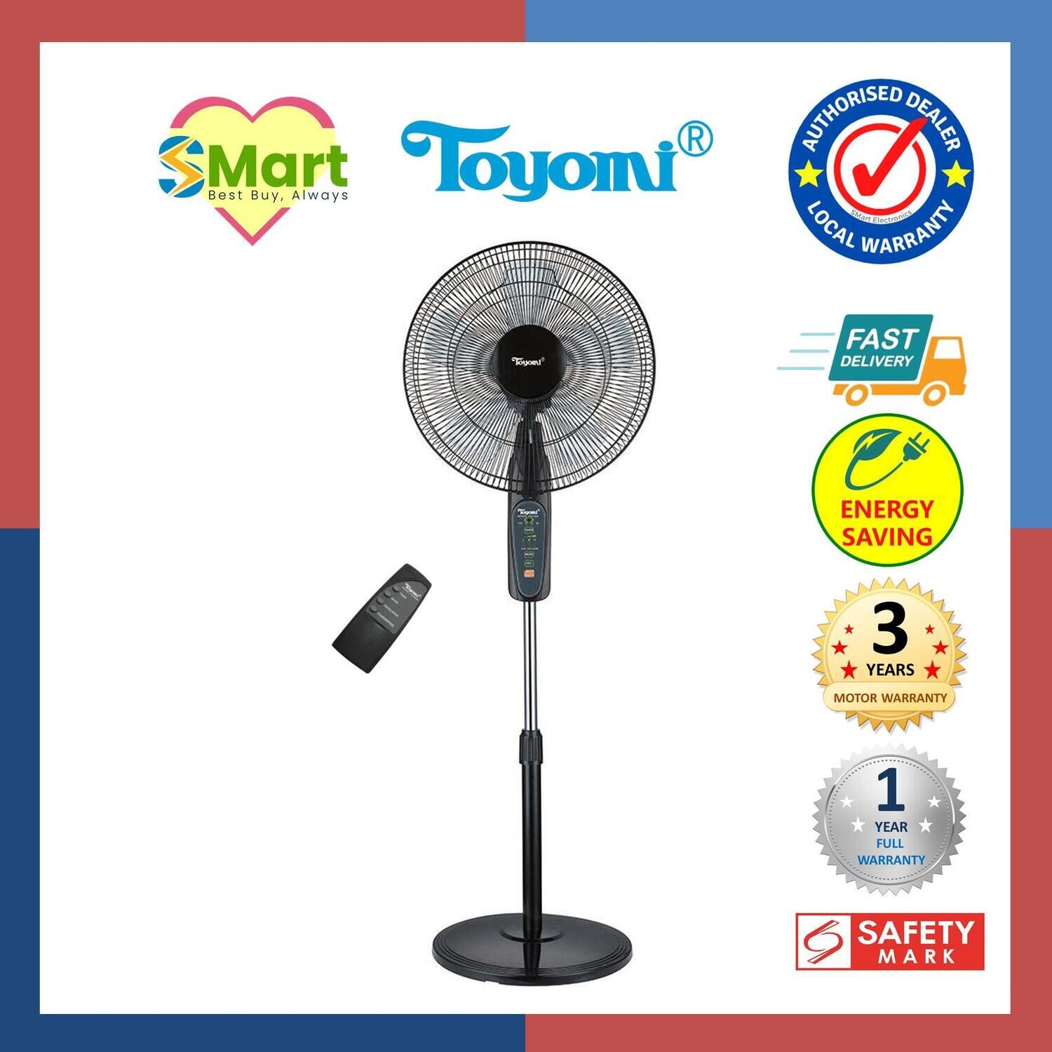 Toyomi 16&quot; Stand Fan with Remote Control [FS 1654R]