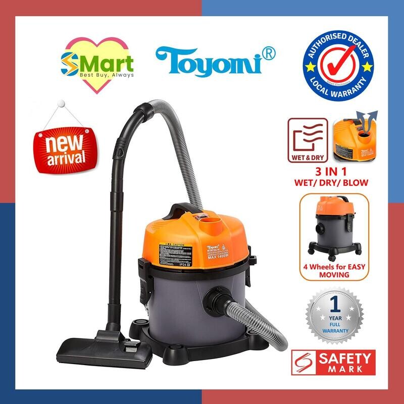 Toyomi Wet &amp; Dry Vacuum Cleaner [VC 8215WD]