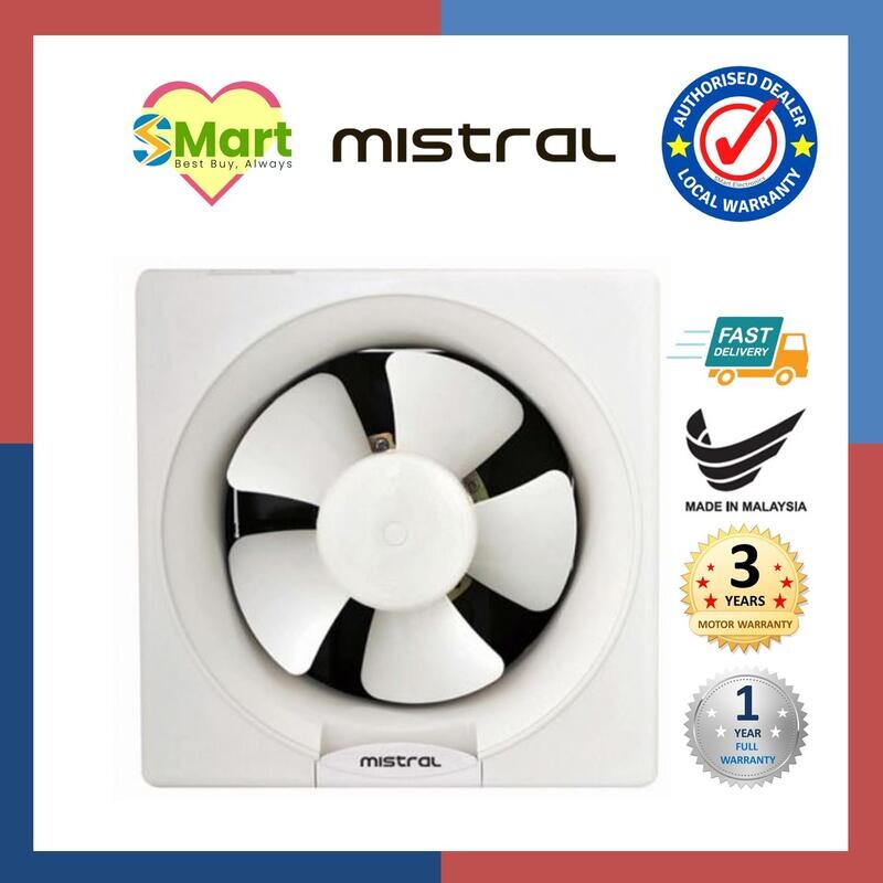 Mistral 8&quot; 10&quot; 12&quot; Wall Mount Ventilation Exhaust Fan [MEF8001/ MEF101/ MEF121]