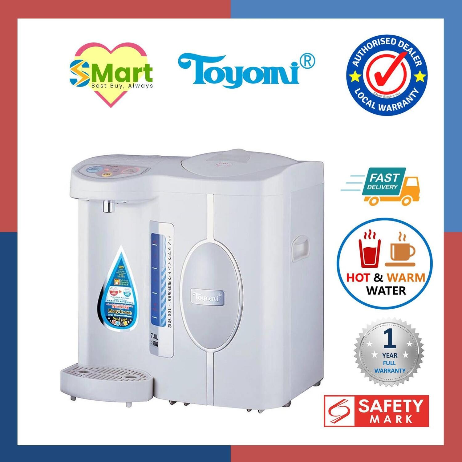 Toyomi 7.0L Electric Water Dispenser [EWP 747]