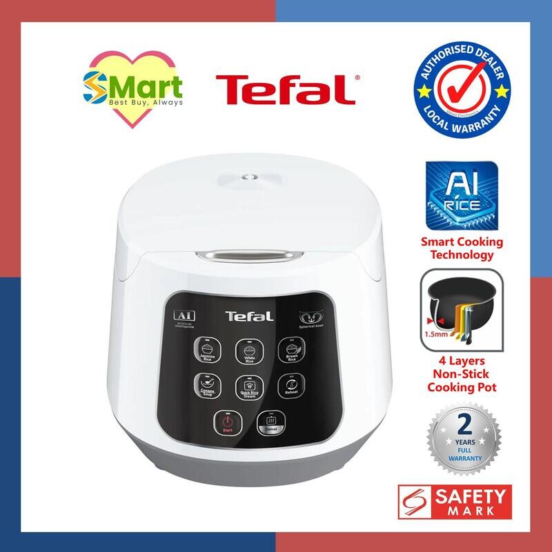 Tefal 1L Easy Compact Fuzzy Logic Rice Cooker [RK7301]