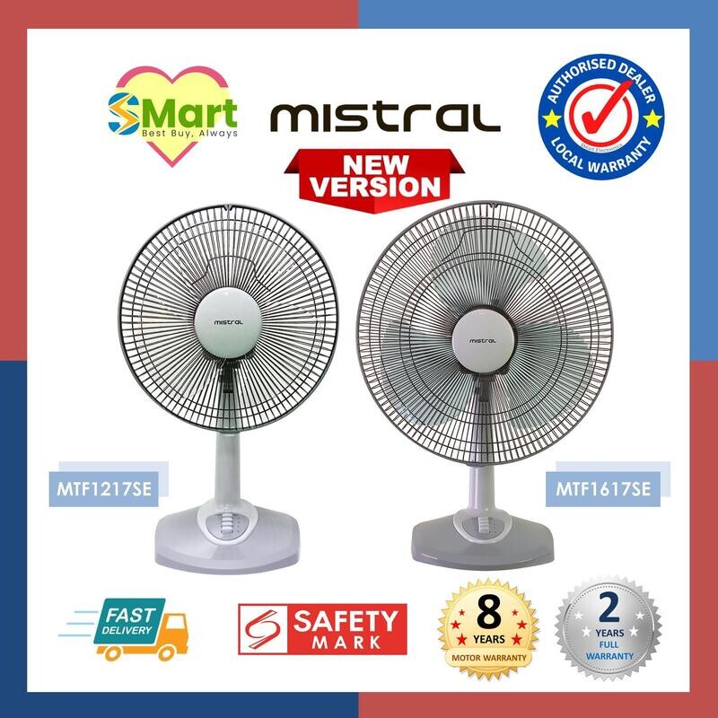 Mistral 12&quot;/16&quot; Table Desk Fan [MTF1217SE] [MTF1617SE]