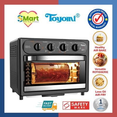 Toyomi 25L Air Fryer &amp; Oven with Rotisserie [AFO 2525RC]