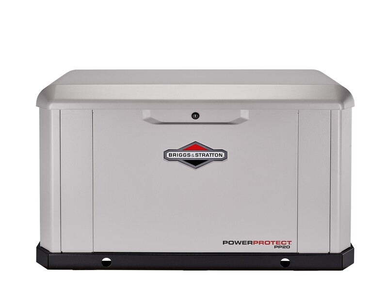 Briggs &amp; Stratton 20/20kW Standby Generator, 120/240V, Aluminum Enclosure, C-1032 Controller Model 040662