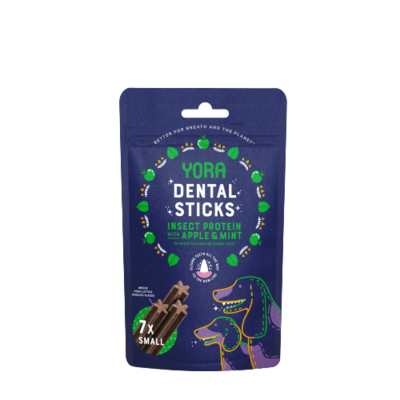 YORA Dog Dental Sticks 56g Small Mela & Menta