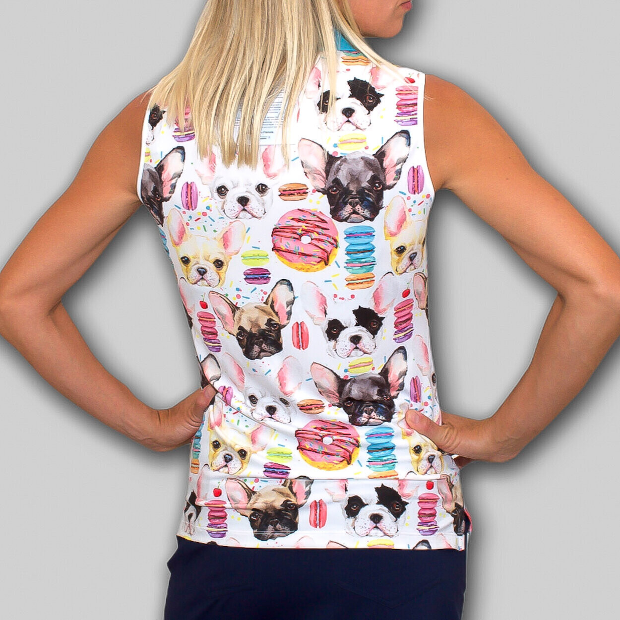 Dogs ‘n Cakes Sleeveless Polo