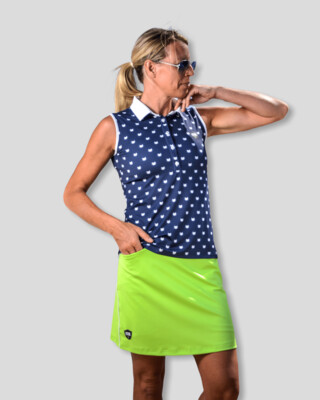 Cat Bianco Sleeveless Polo
