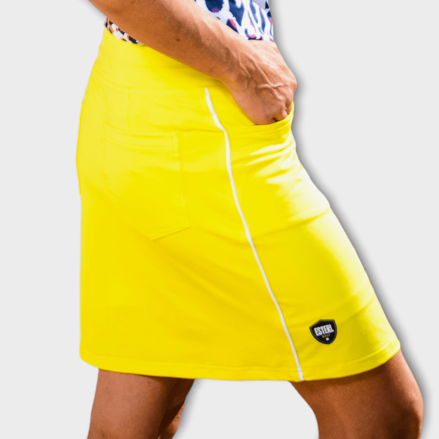 Canary Yellow Skort