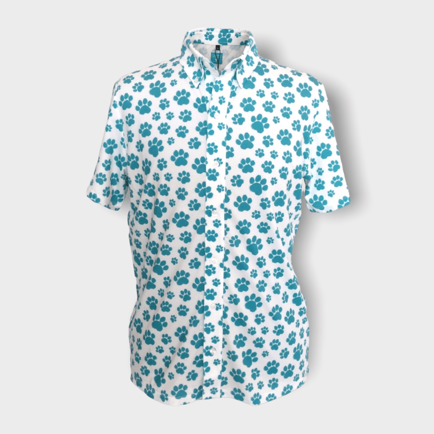 Frankie Paws Men&#39;s Button-Up Shirt