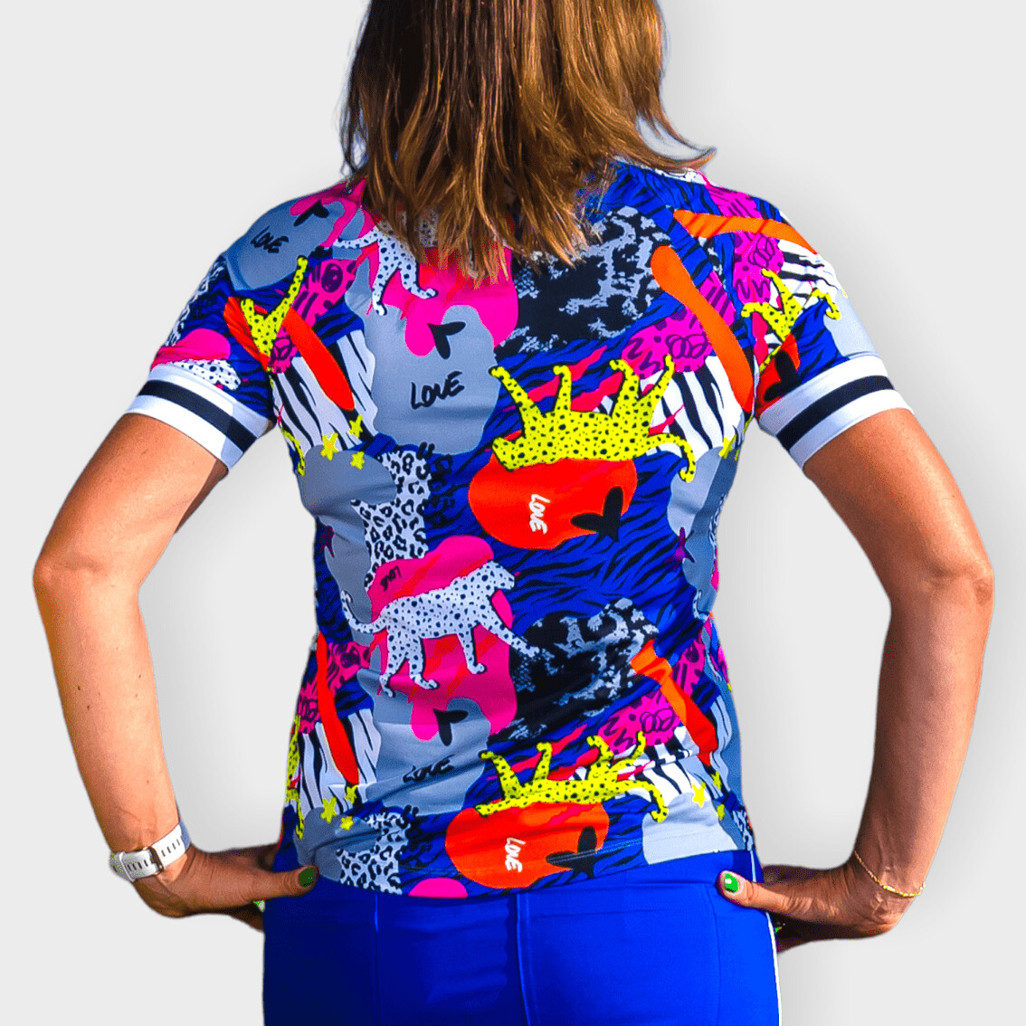 Wild Blue Raglan Polo