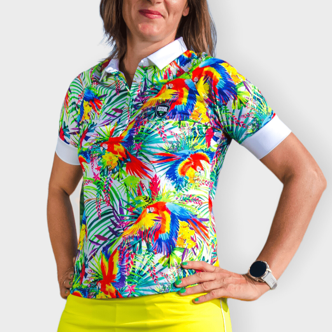 Papagaio Raglan Polo