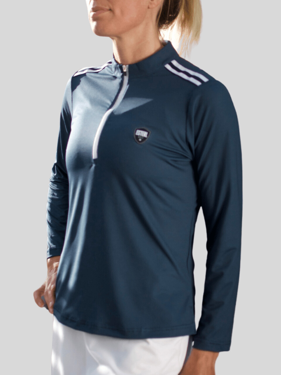 Navy Ladies Longsleeve Top