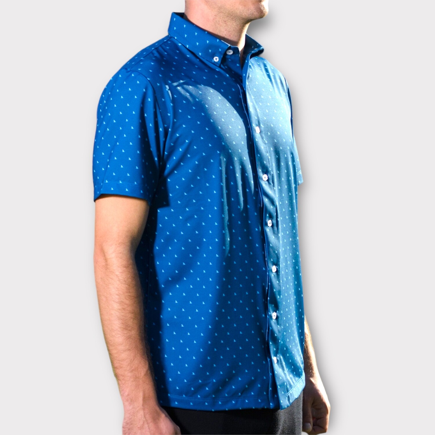 Fin Mens Button-Up Shirt