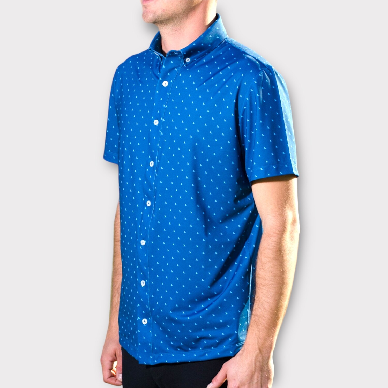 Fin Mens Button-Up Shirt