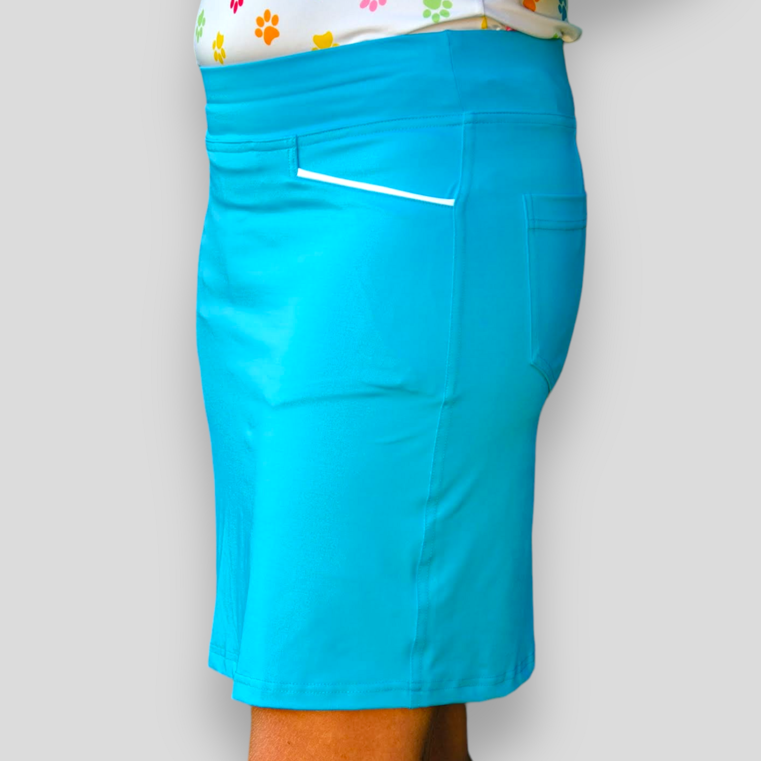 Turquoise Softee Skort
