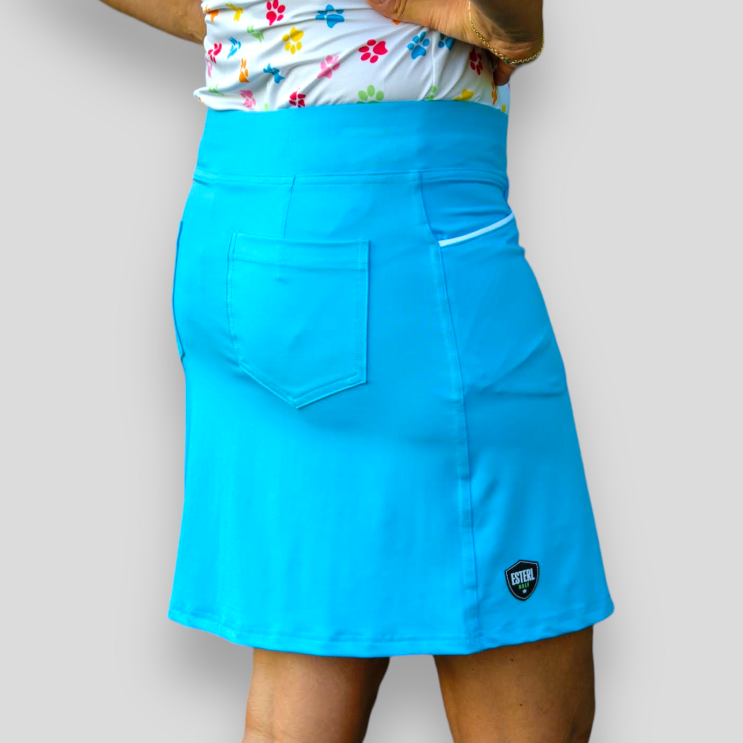 Turquoise Softee Skort