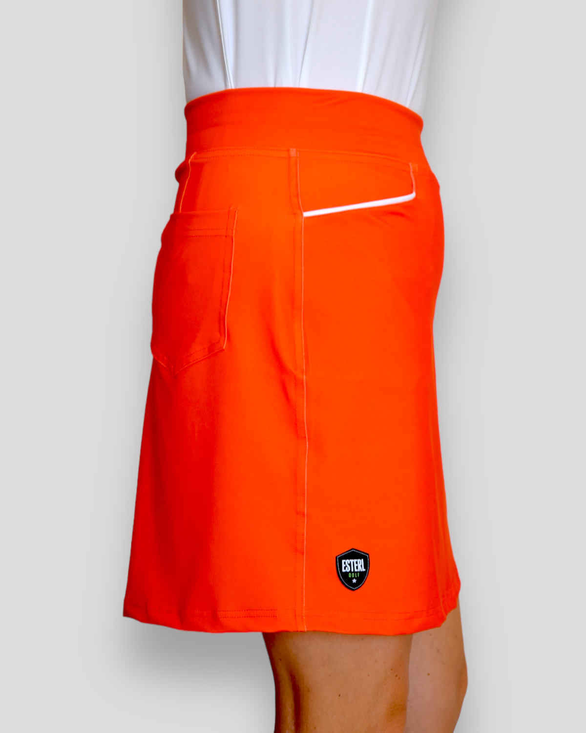 Orange Red Softee Skort