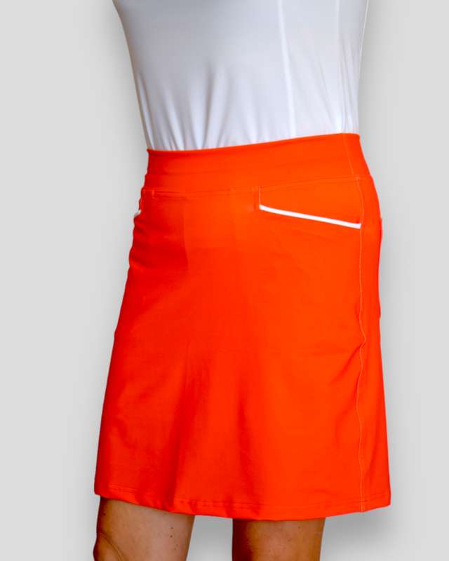 Orange Red Softee Skort