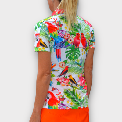 Tropical Birdie Polo