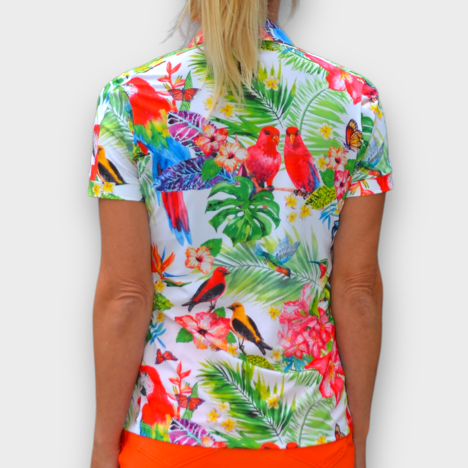 Tropical Birdie Polo