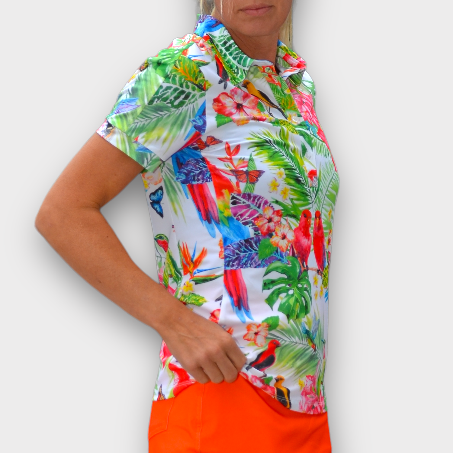 Tropical Birdie Polo