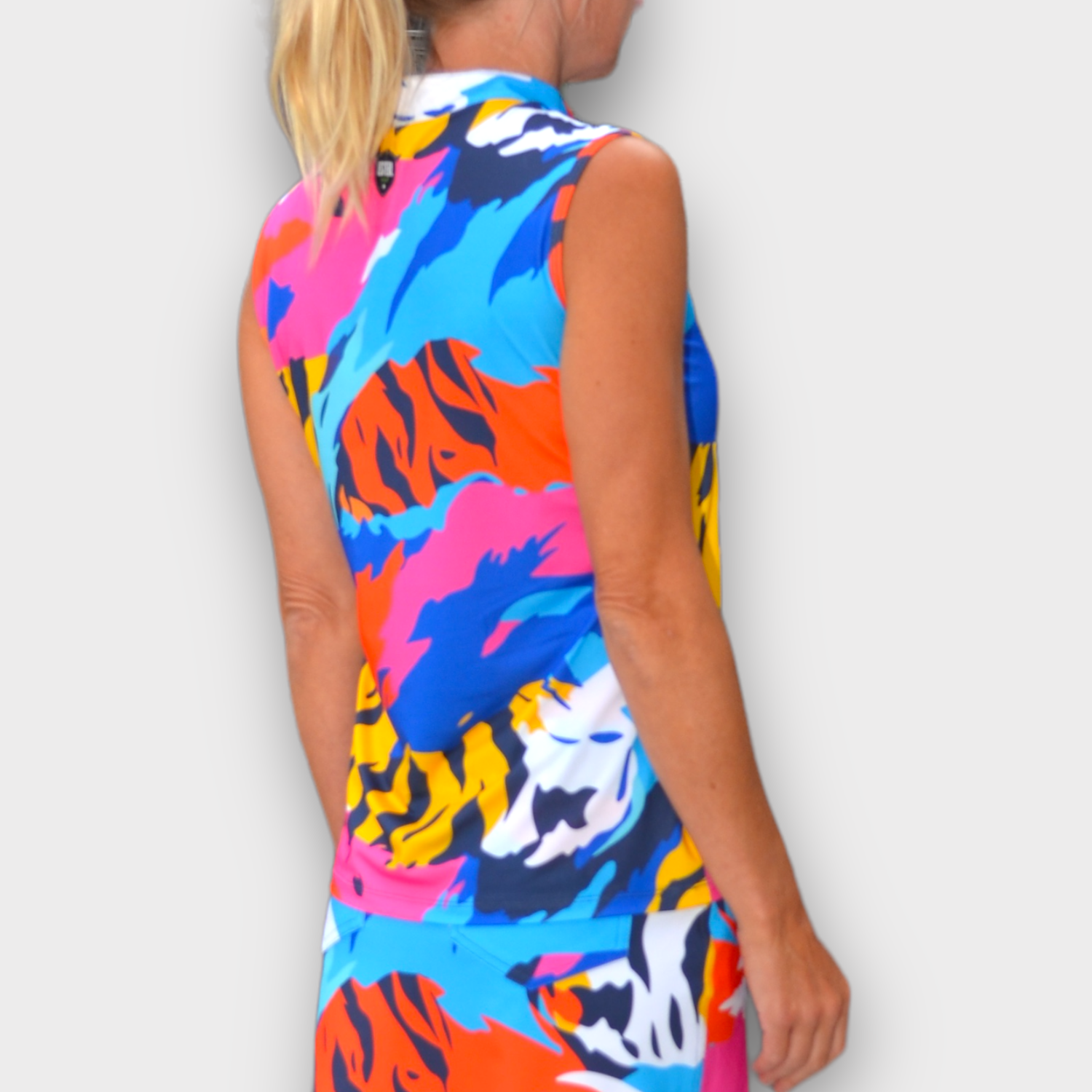 Miss Tiger Sleeveless Polo