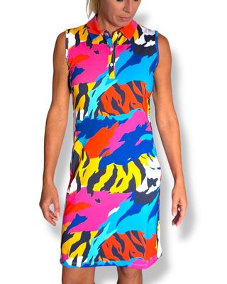 Ärmelloses Kleid Tigeress