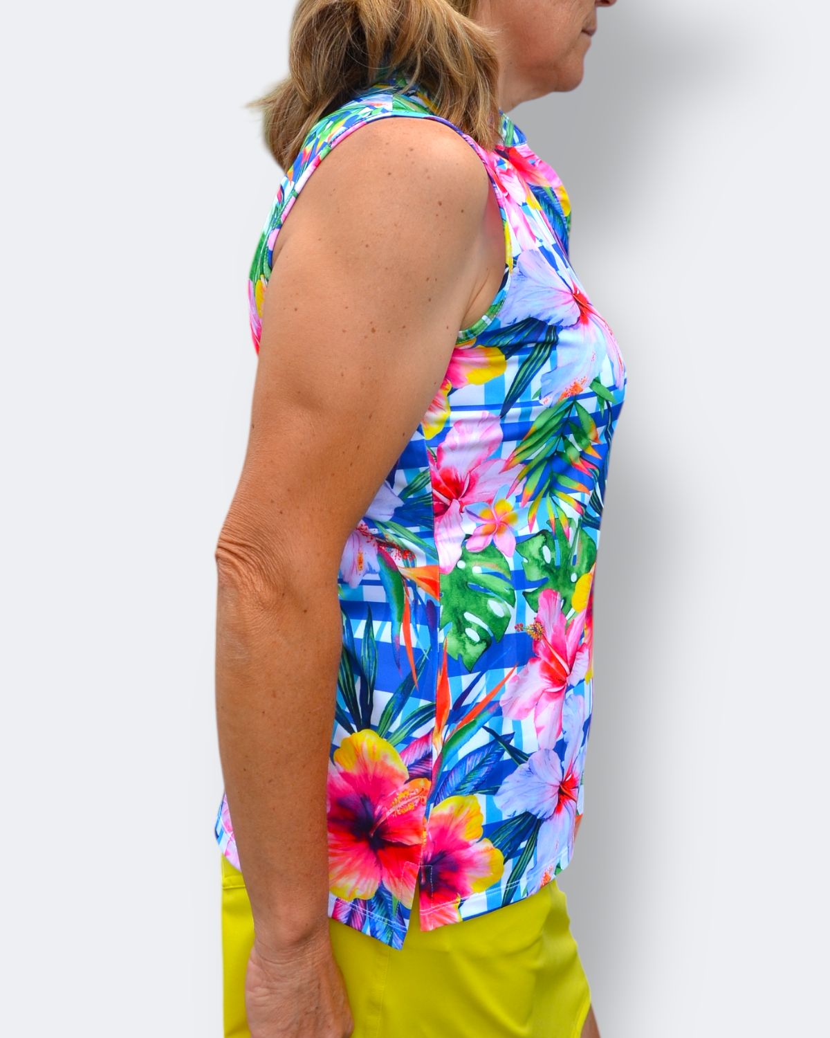 Hawaii Vibes Sleeveless Polo