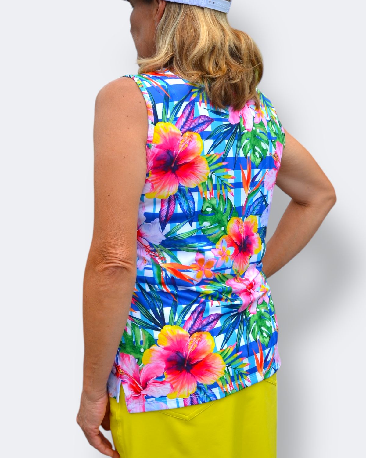 Hawaii Vibes Sleeveless Polo