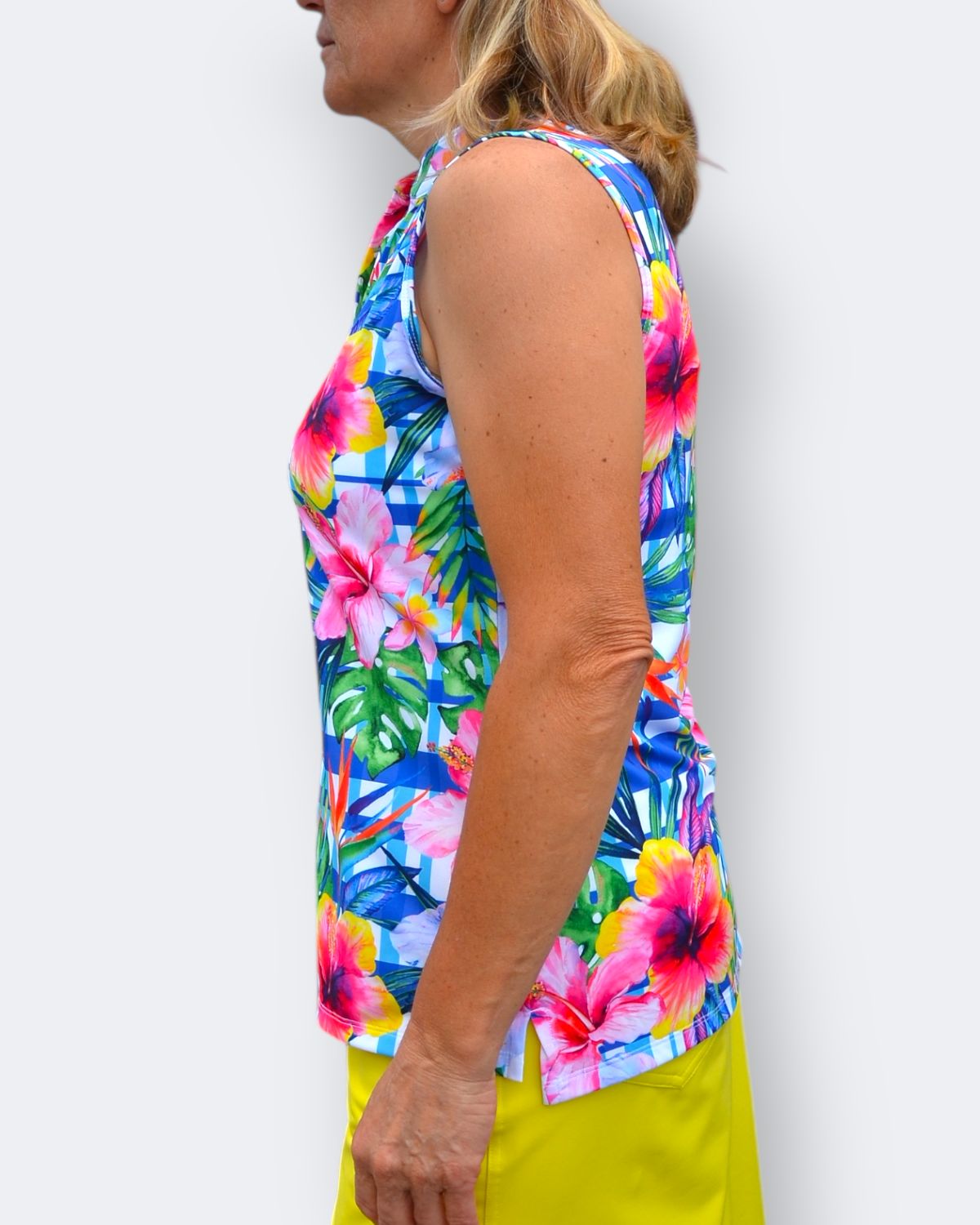 Hawaii Vibes Sleeveless Polo