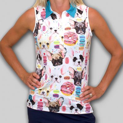 Dogs ‘n Cakes Sleeveless Polo