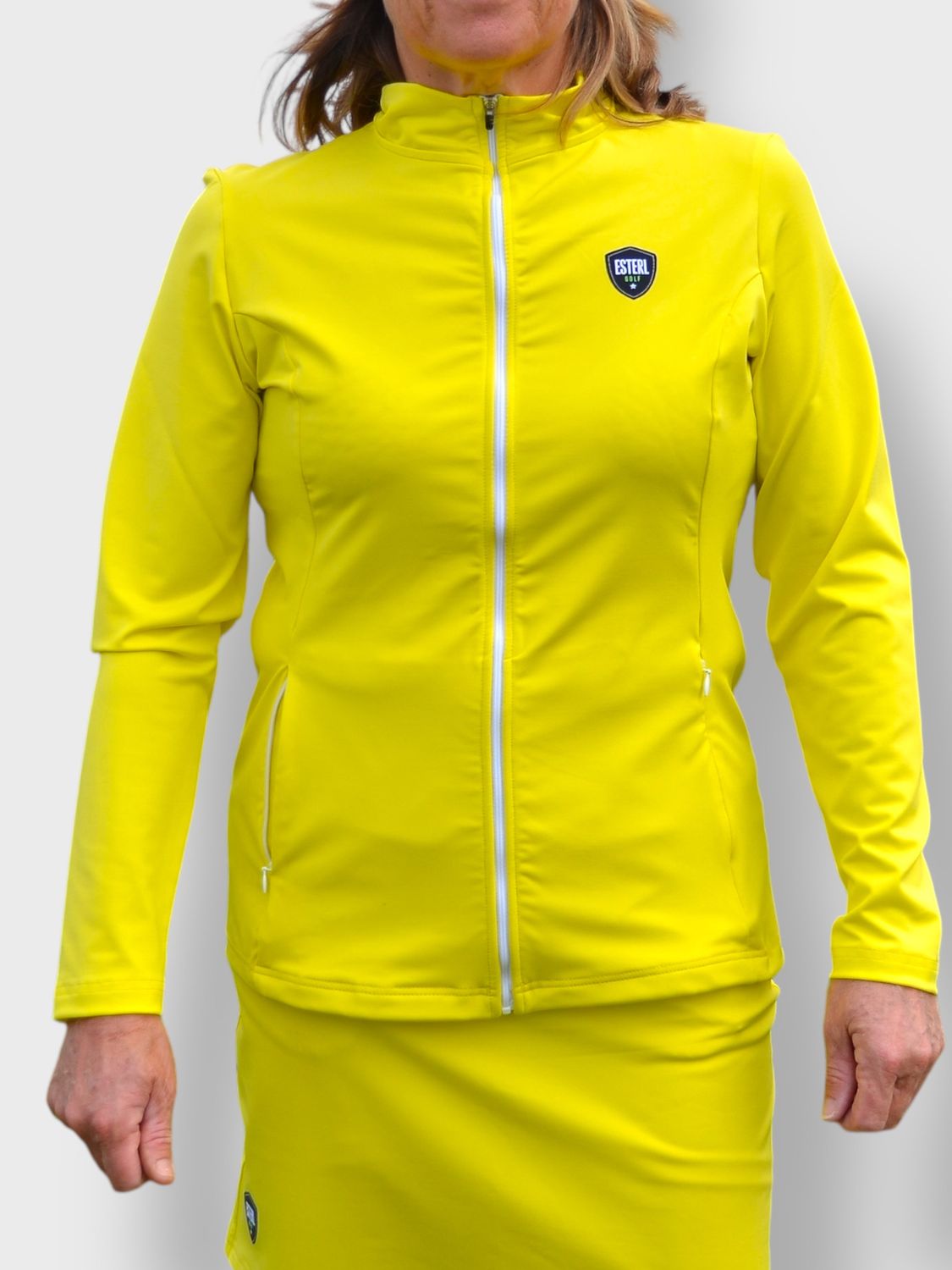 Lemon Yellow Warm-Up Jacket