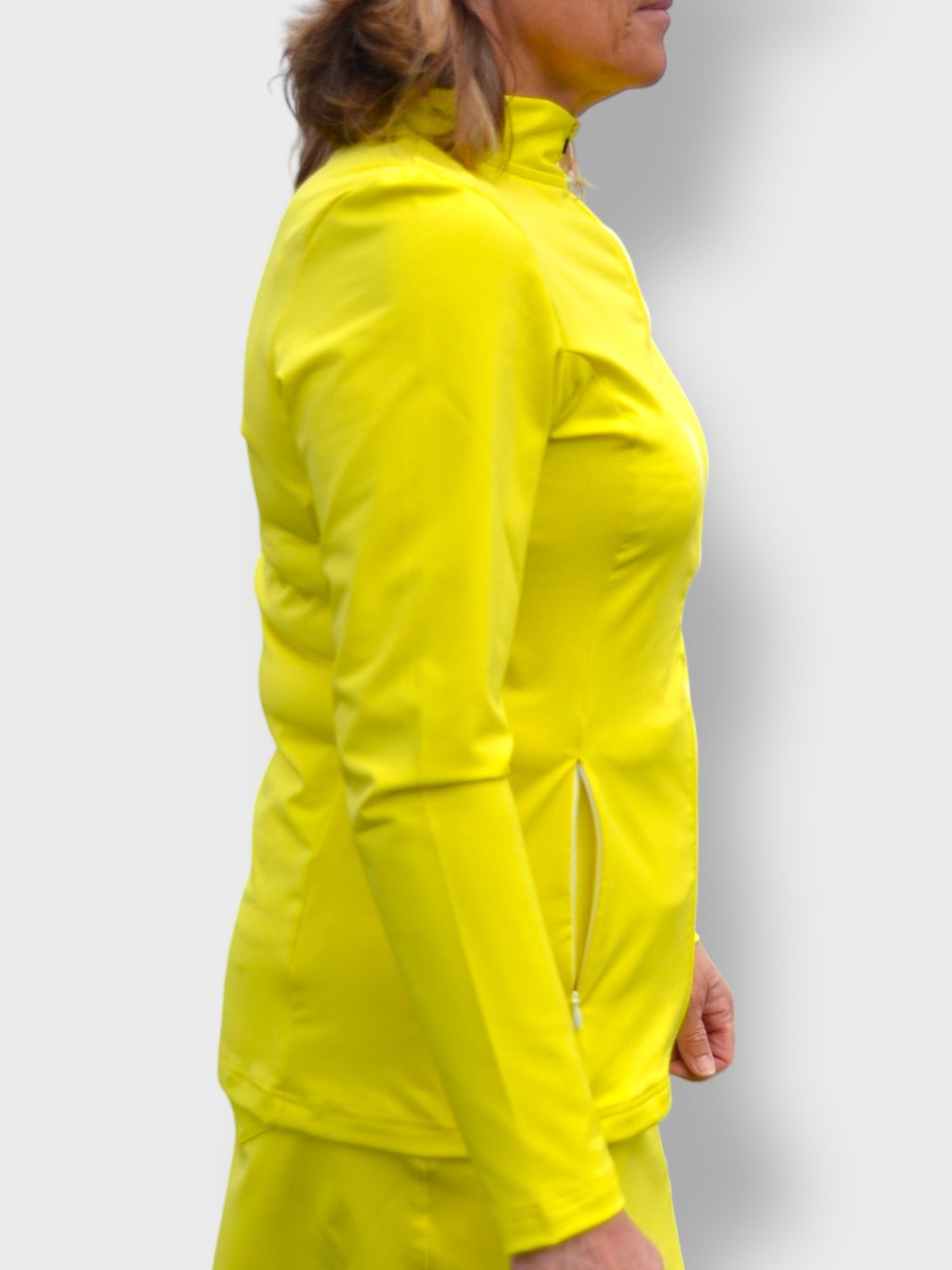Lemon Yellow Warm-Up Jacket