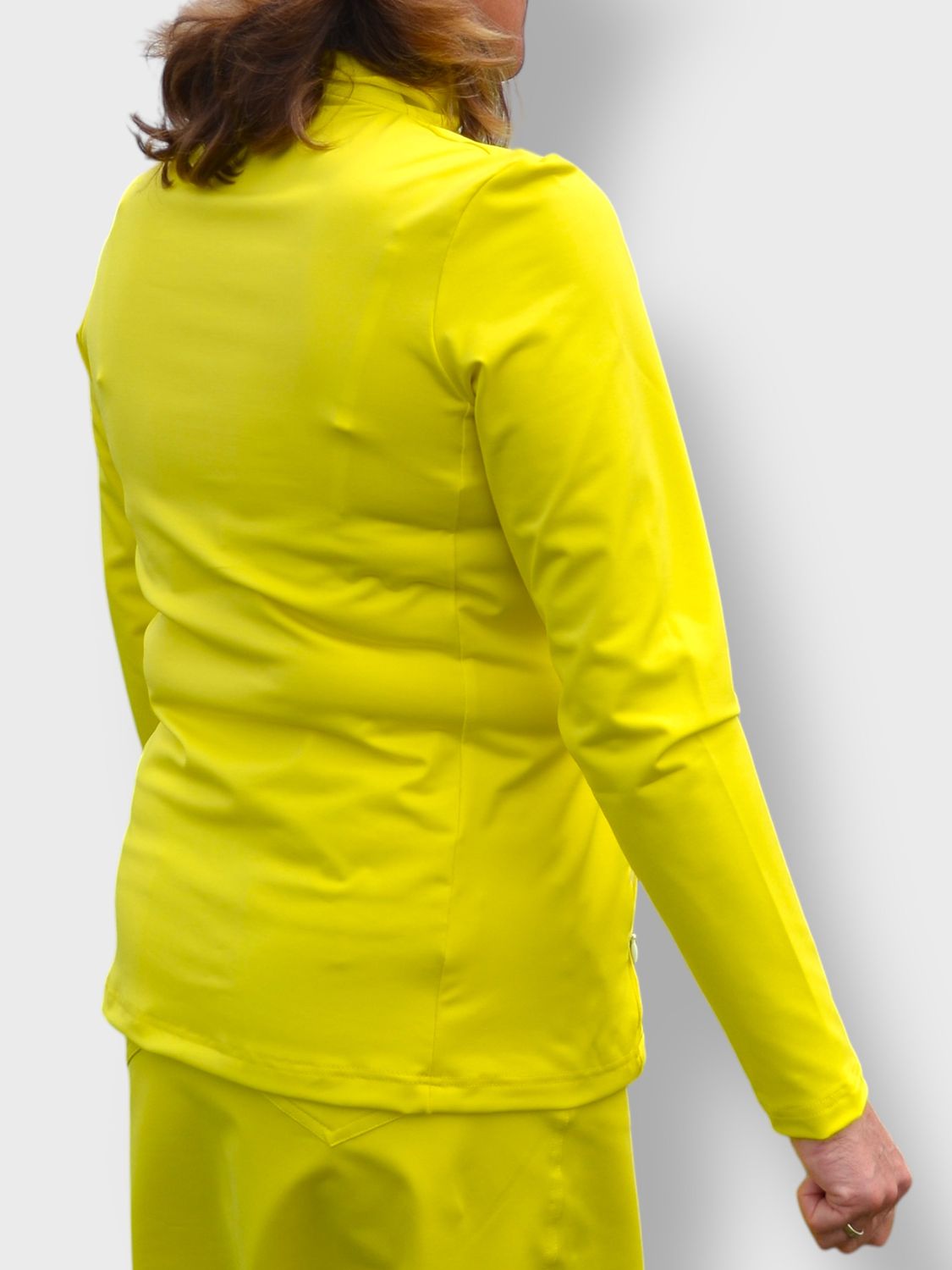 Lemon Yellow Warm-Up Jacket