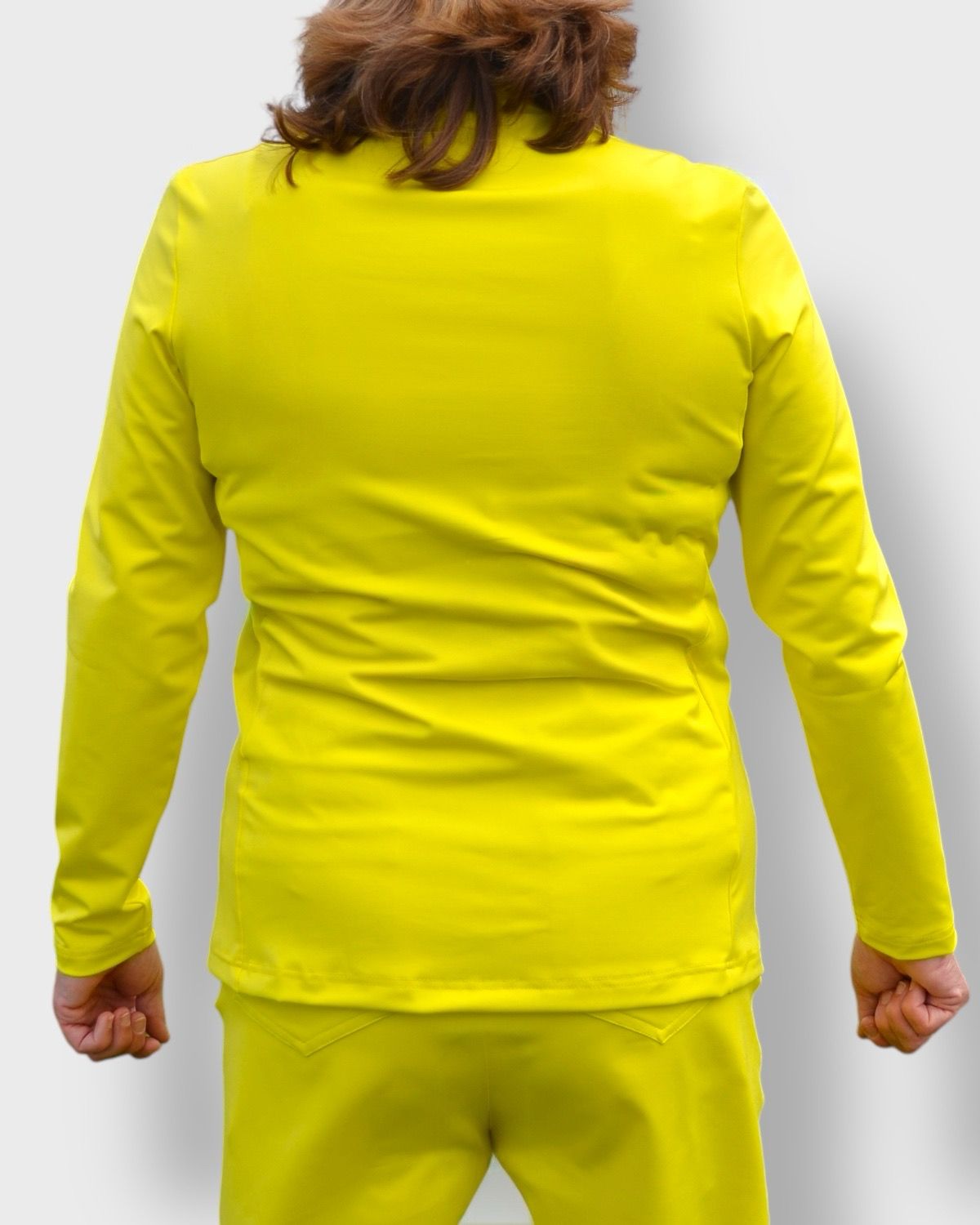 Lemon Yellow Warm-Up Jacket