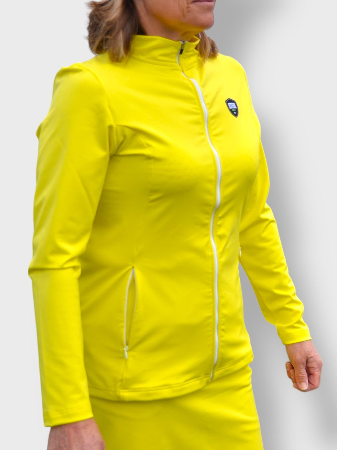 Lemon Yellow Warm-Up Jacket