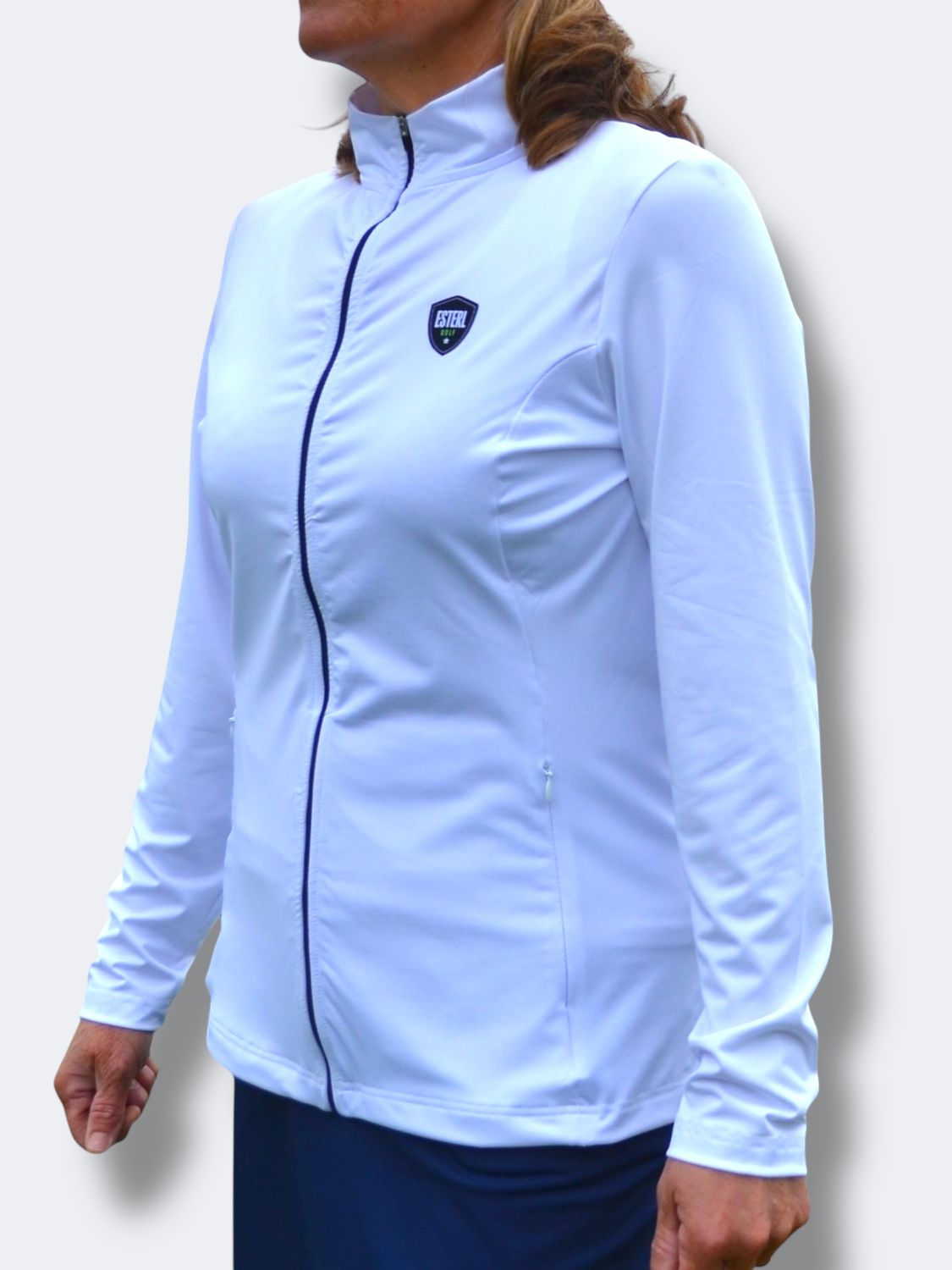 White Warm-Up Jacket