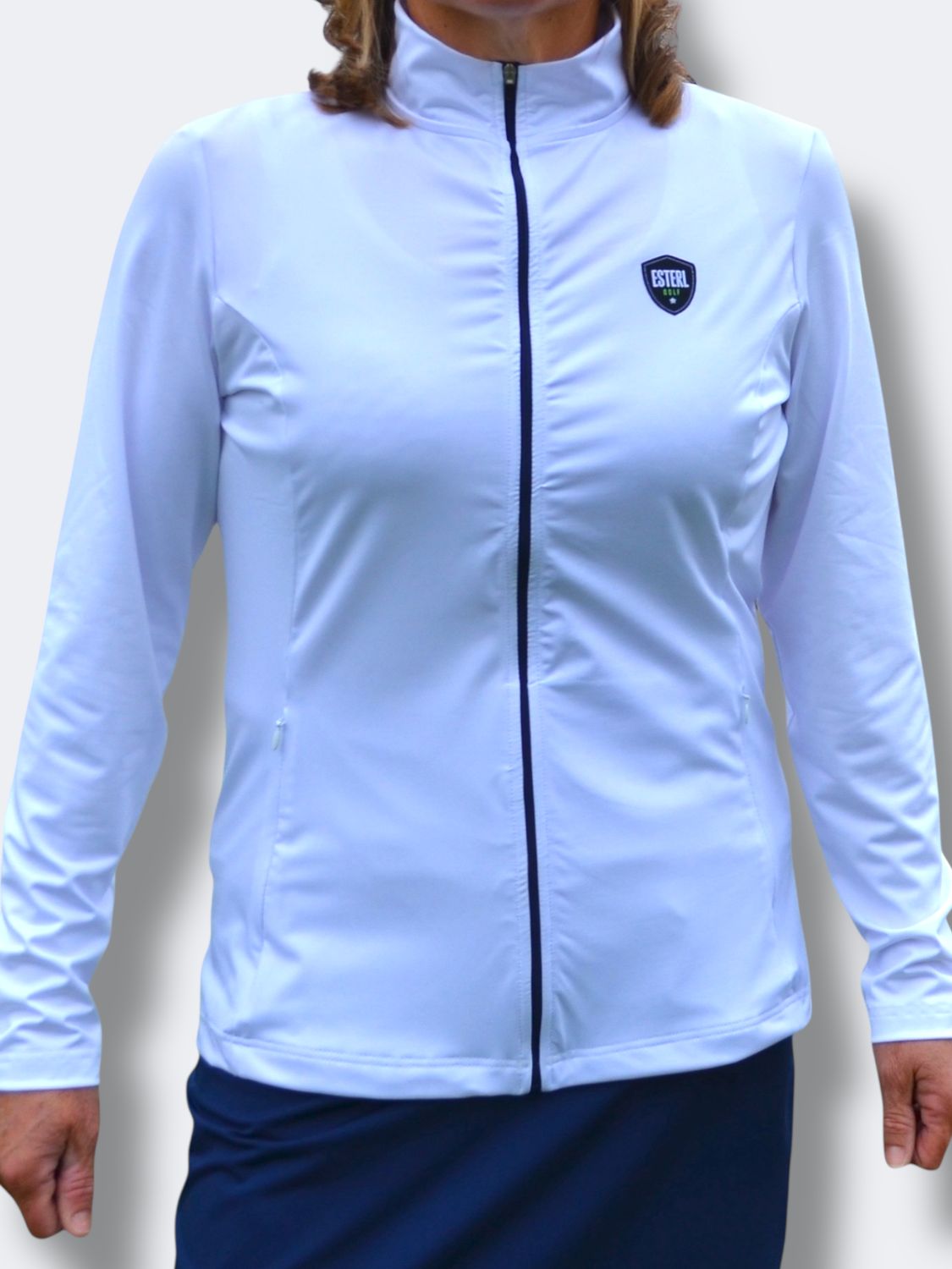 White Warm-Up Jacket