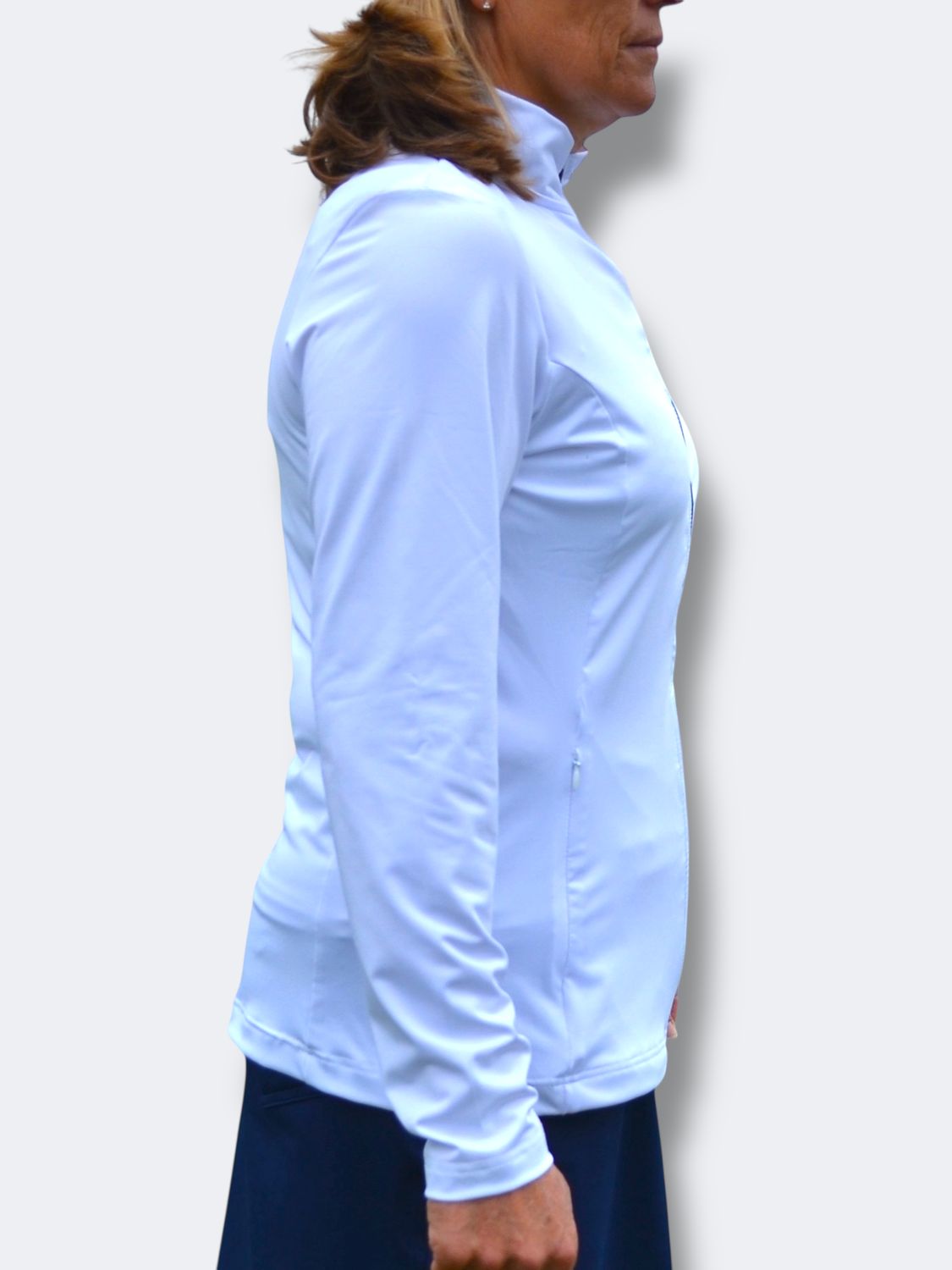 White Warm-Up Jacket