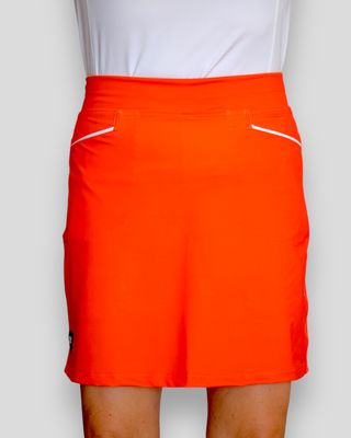 Orange Red Softee Skort