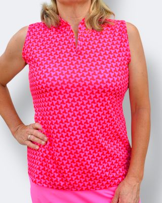 Pinky Hexon Ärmelloses Polo